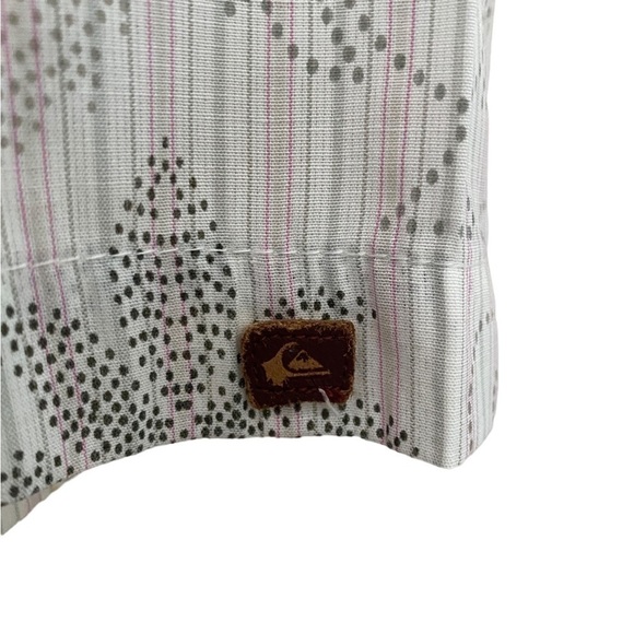 QUIKSILVER Patterned Short Sleeve Collared Shirt Men L Large - Picture 5 of 10